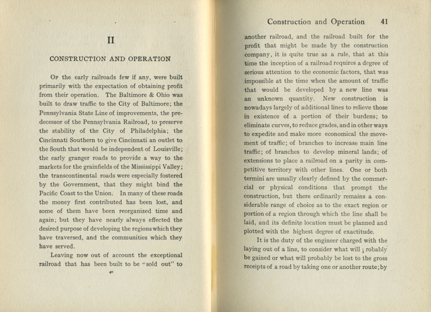 Working of the Railroads