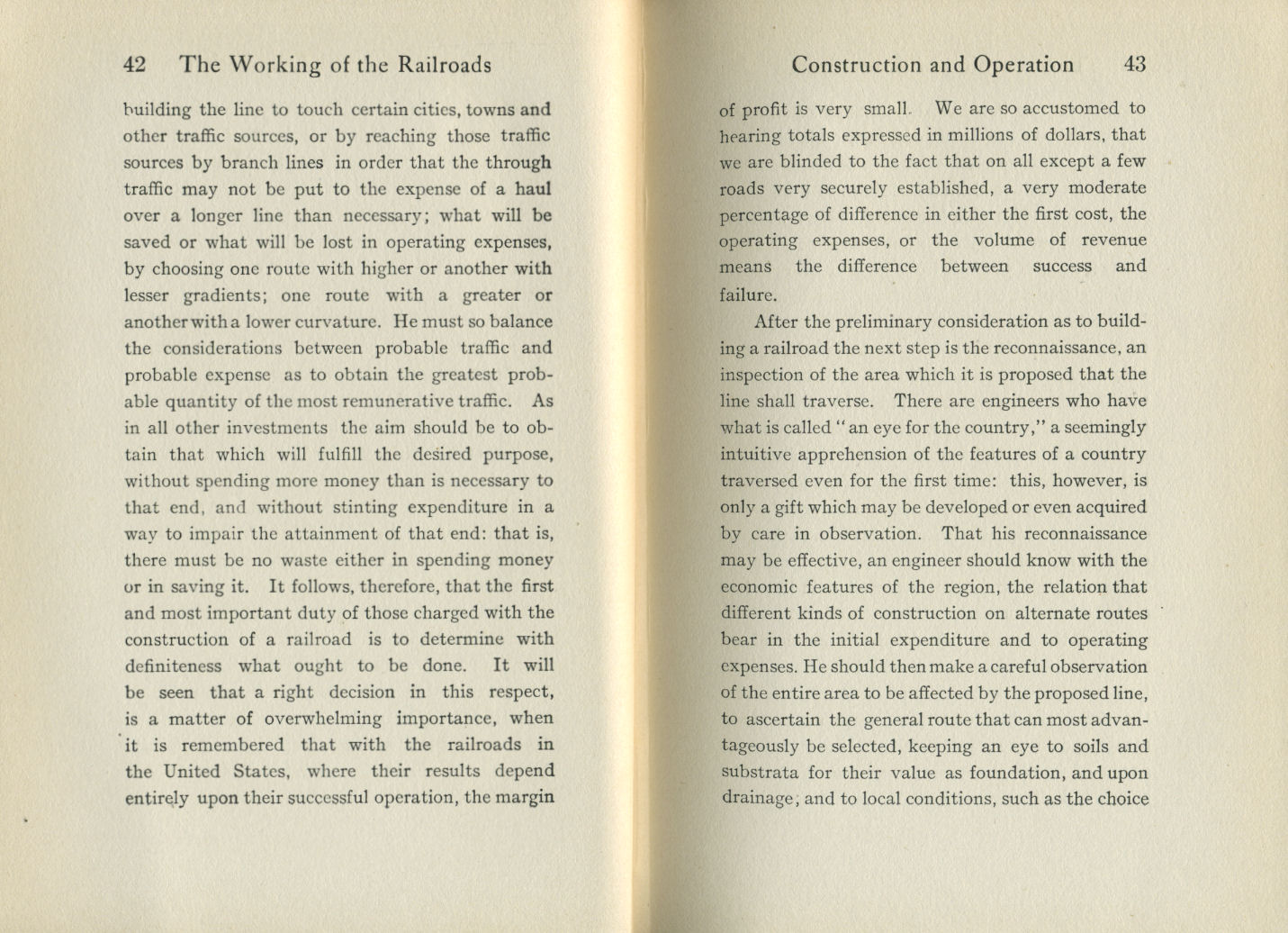 Working of the Railroads