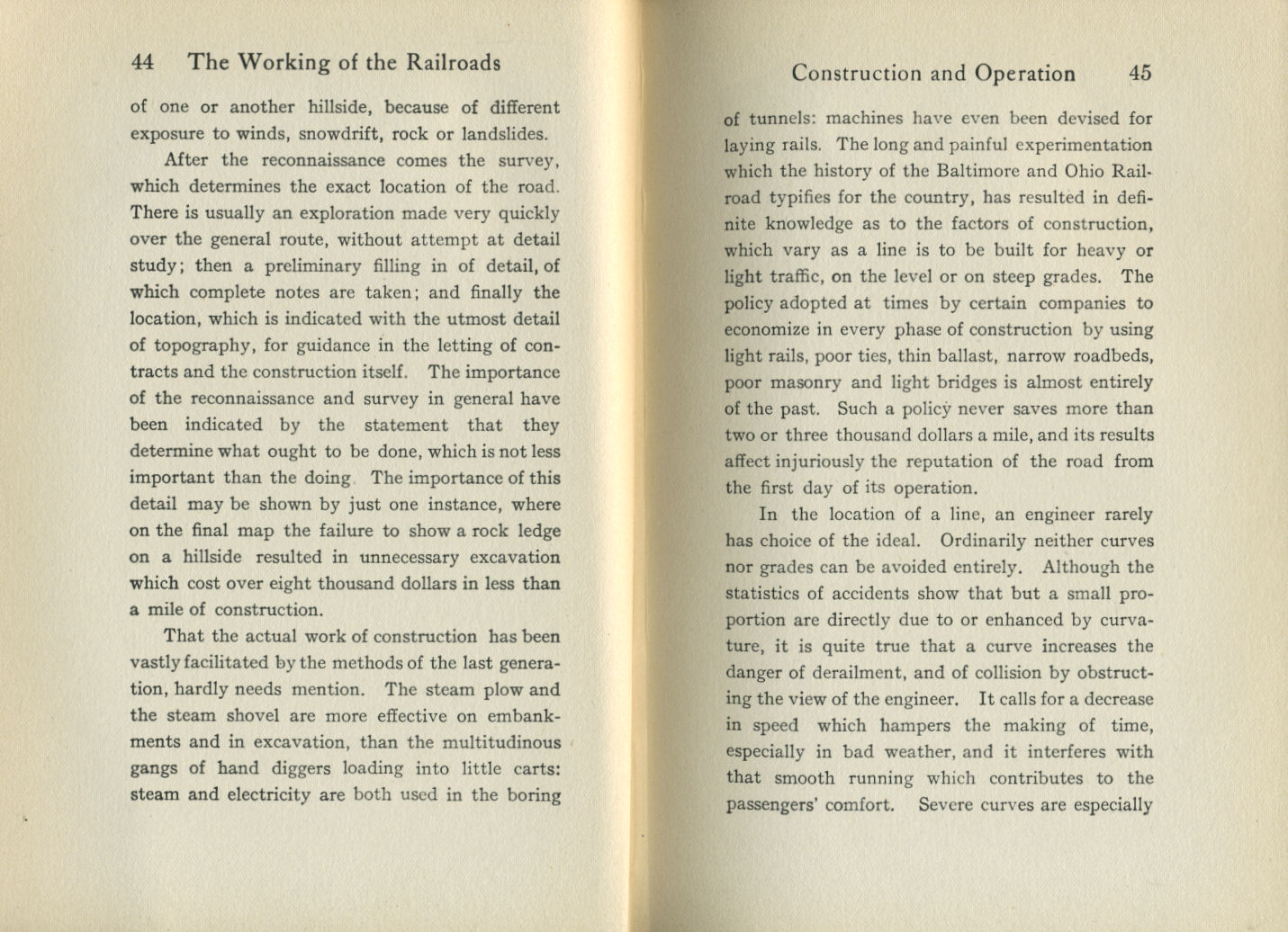 Working of the Railroads