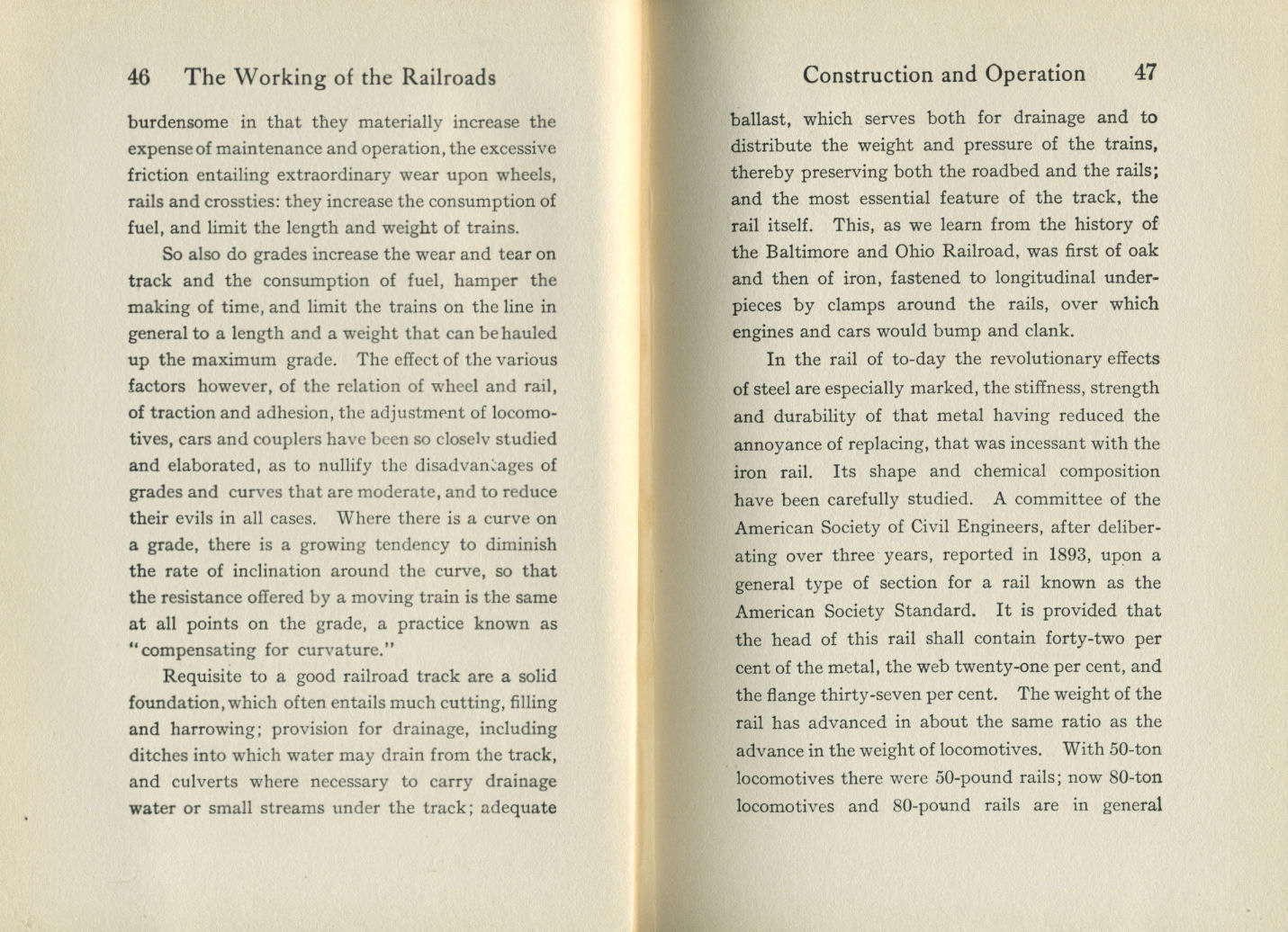 Working of the Railroads