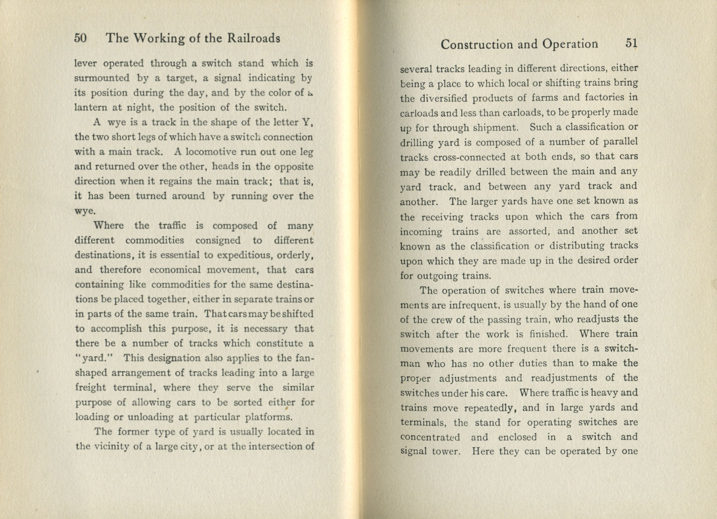 Working of the Railroads