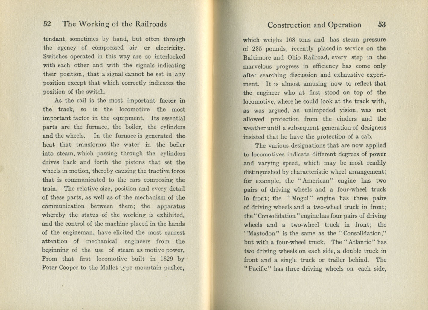 Working of the Railroads