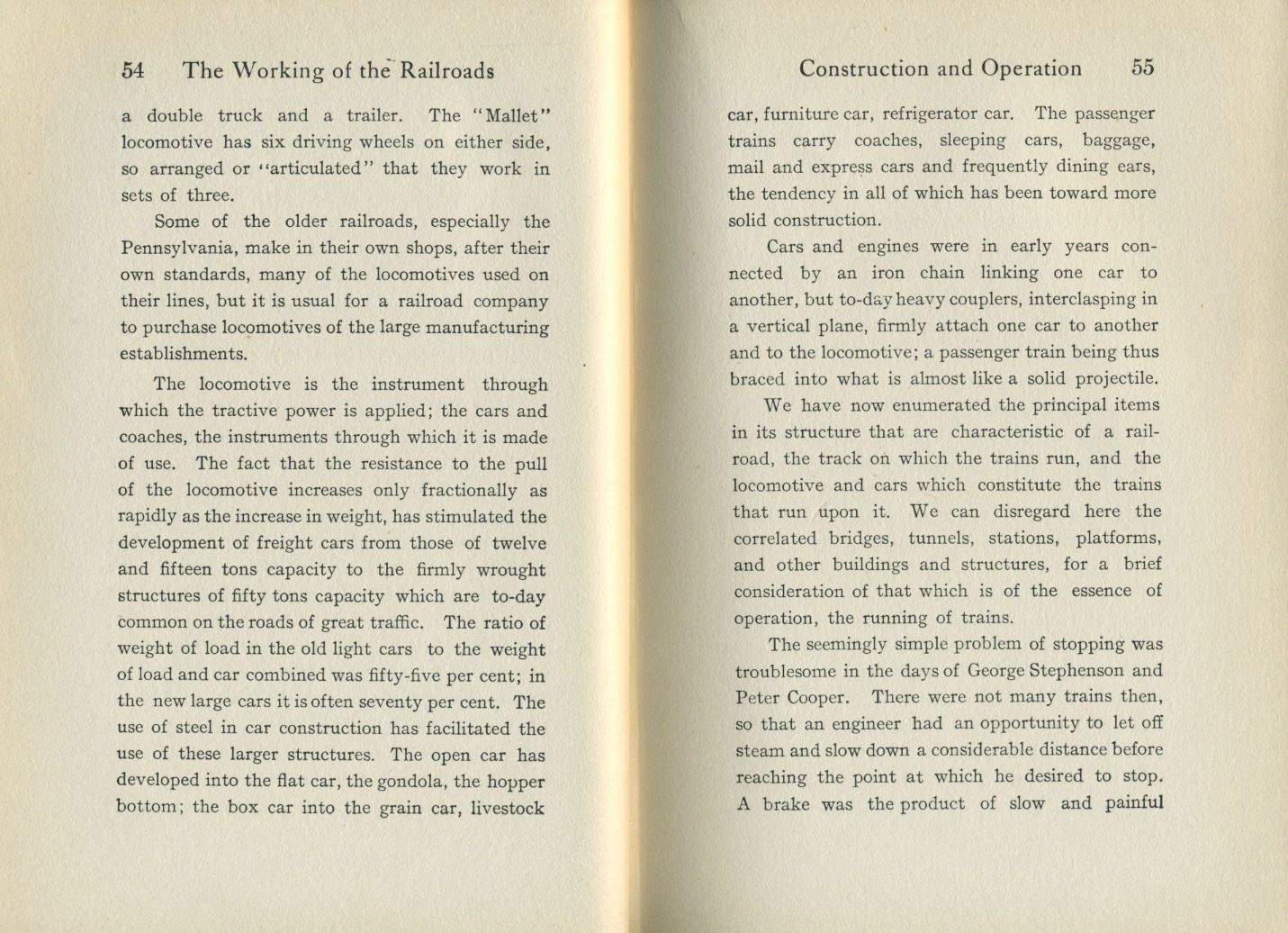 Working of the Railroads