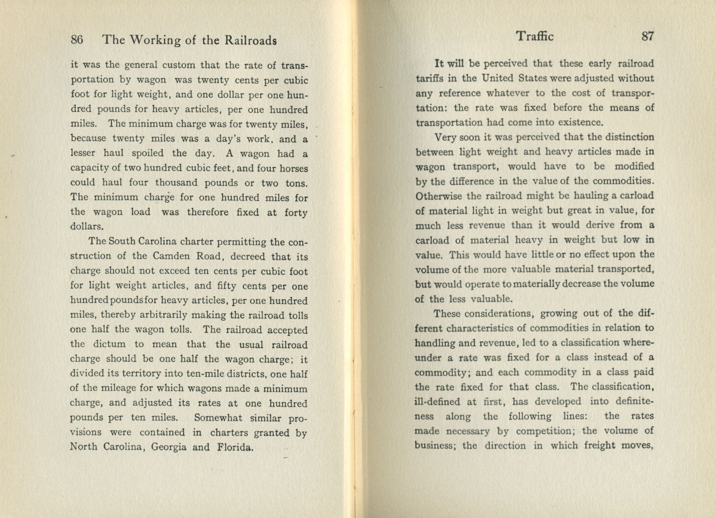 Working of the Railroads