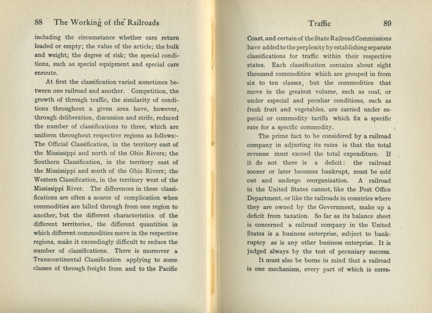 Working of the Railroads