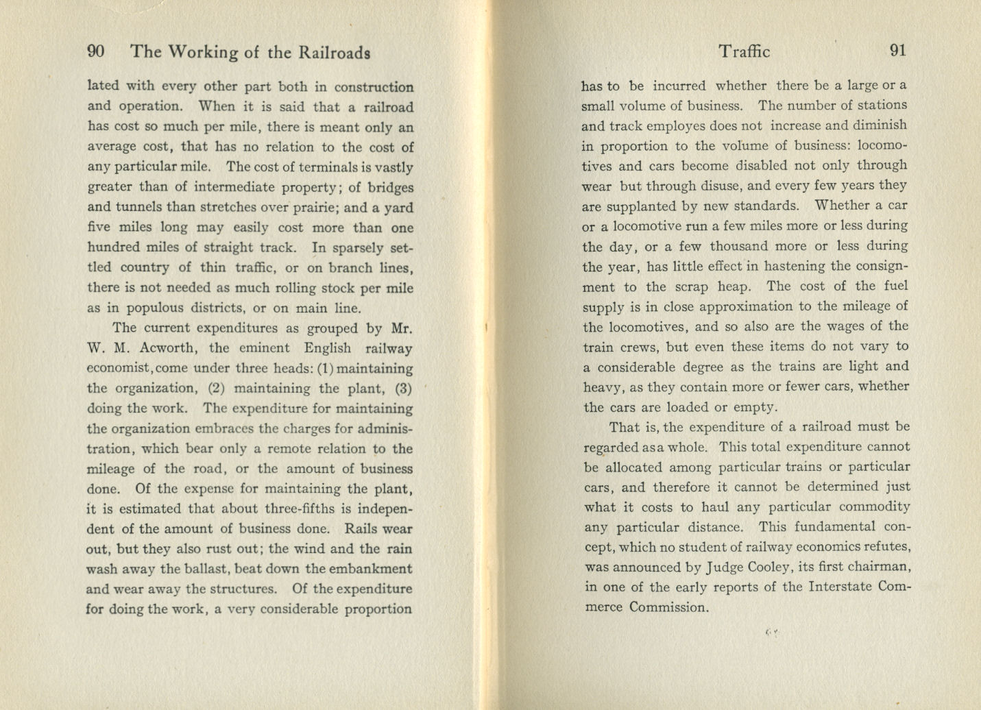 Working of the Railroads