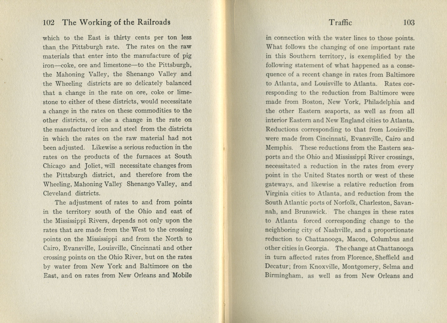 Working of the Railroads