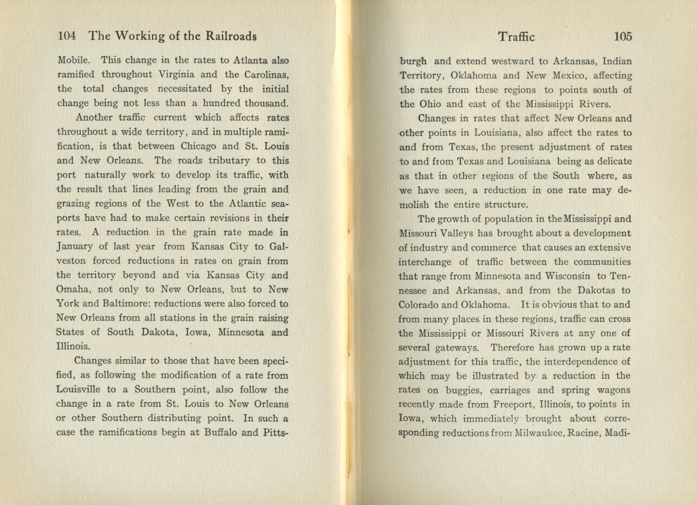 Working of the Railroads