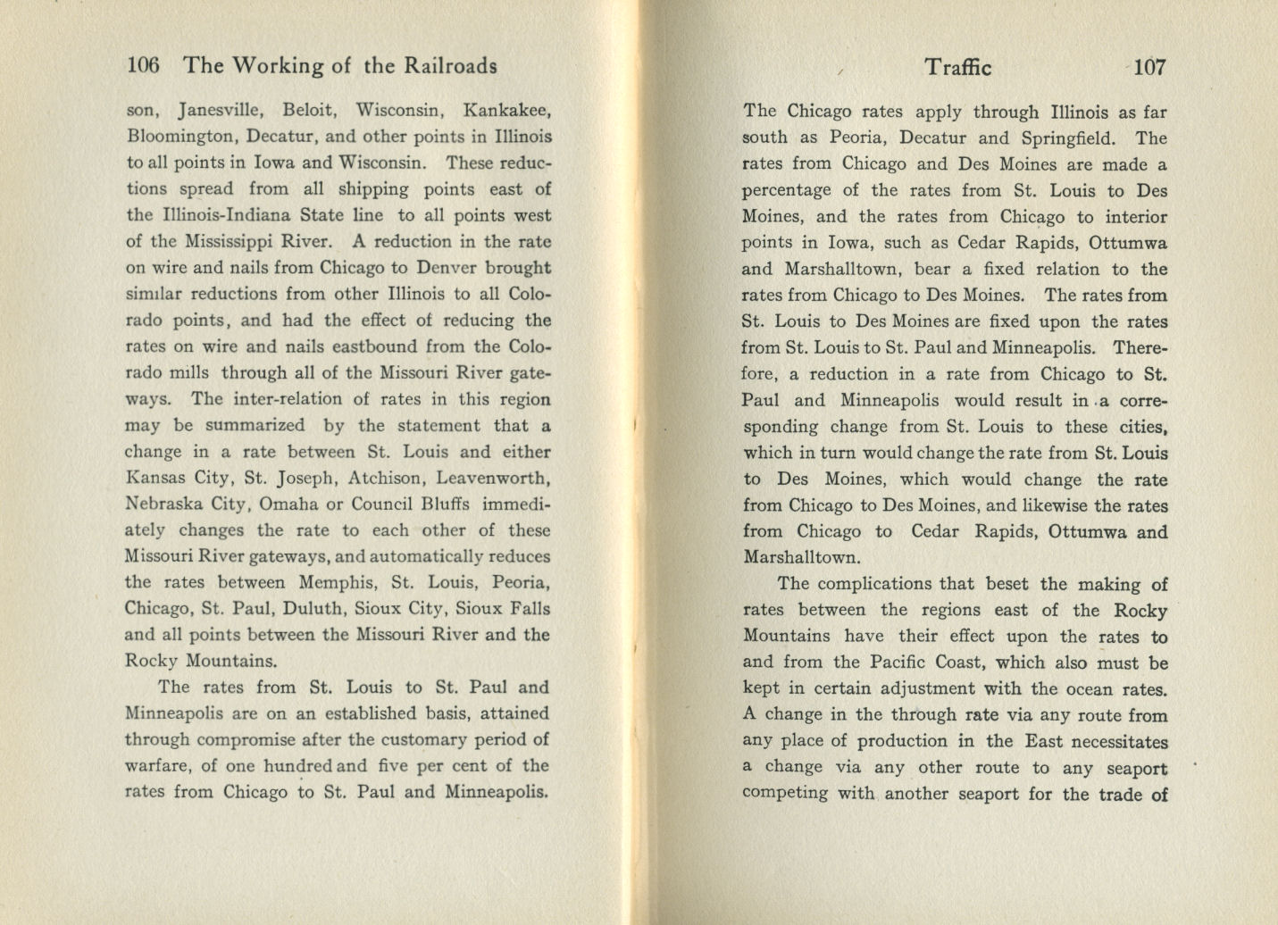 Working of the Railroads