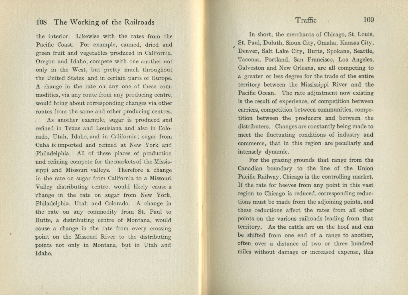 Working of the Railroads