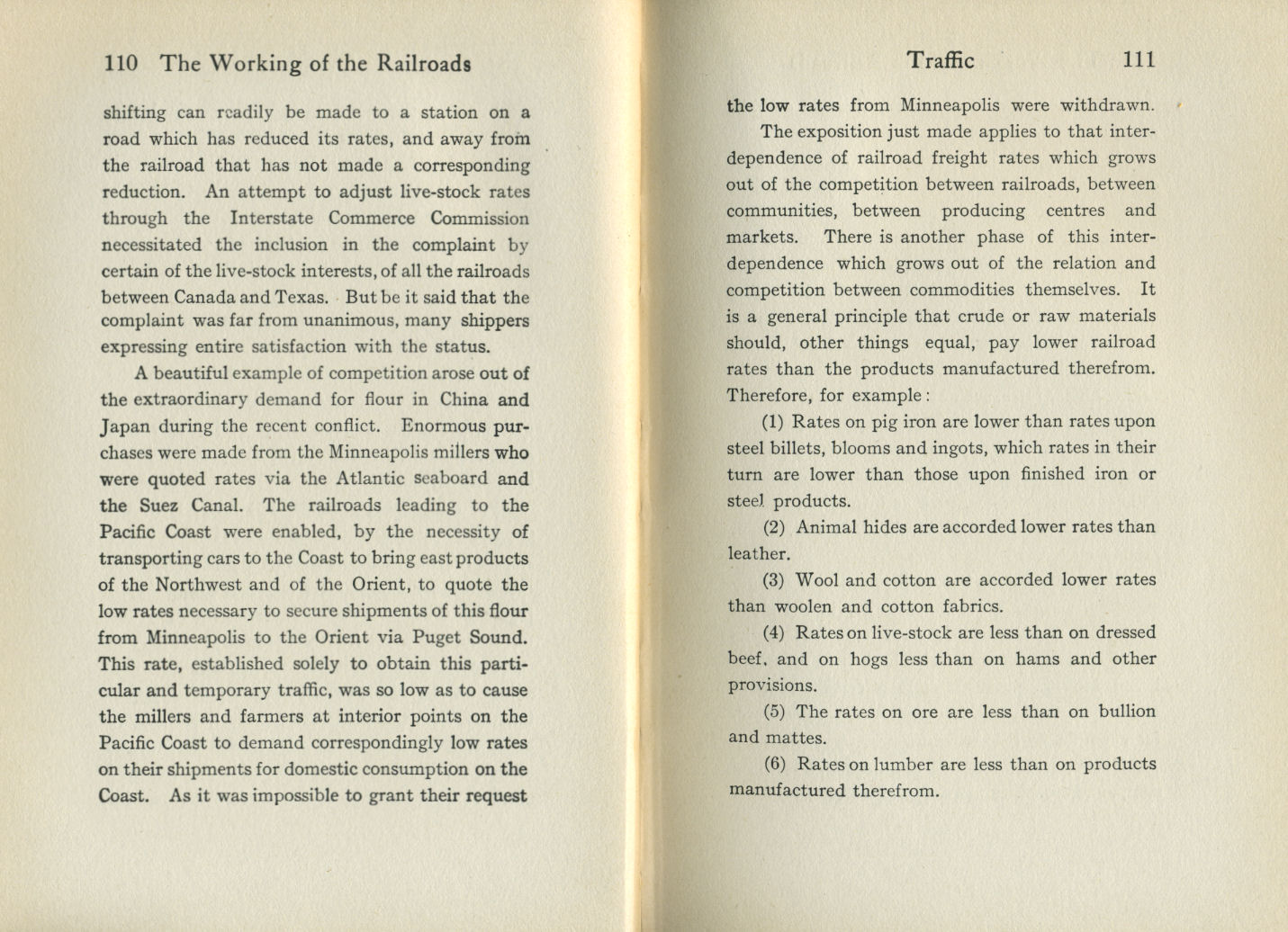 Working of the Railroads