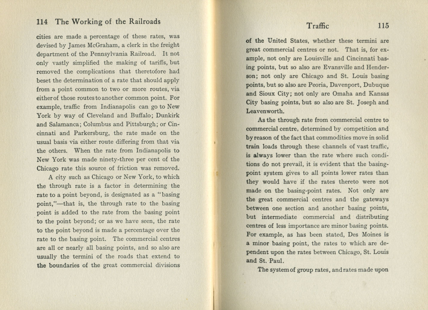 Working of the Railroads