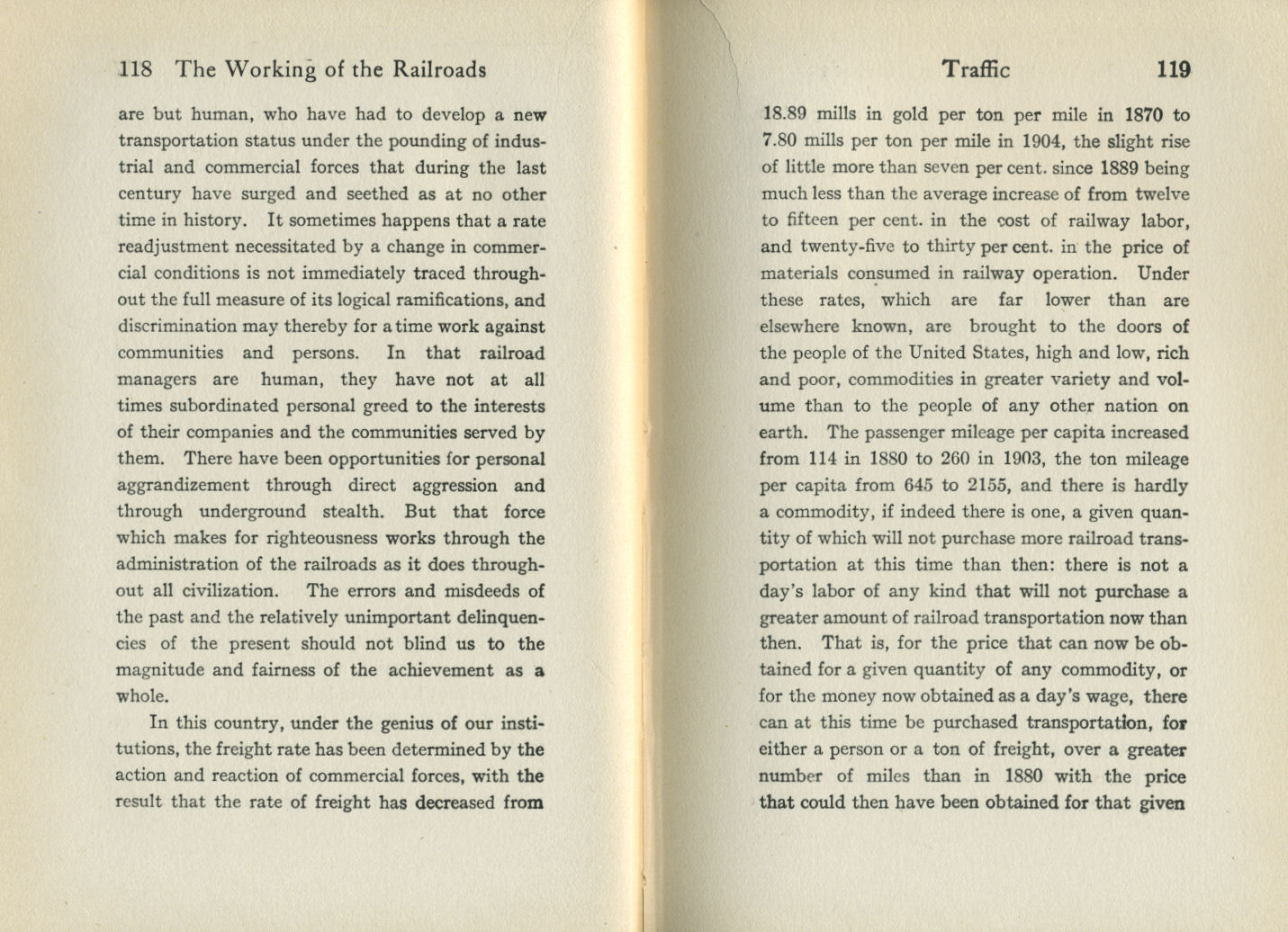 Working of the Railroads