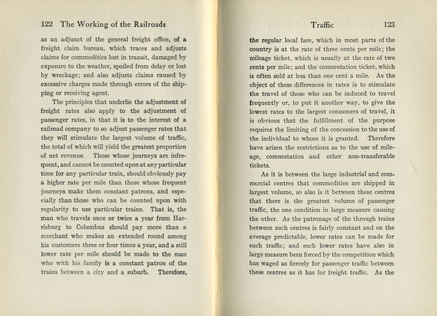 Working of the Railroads