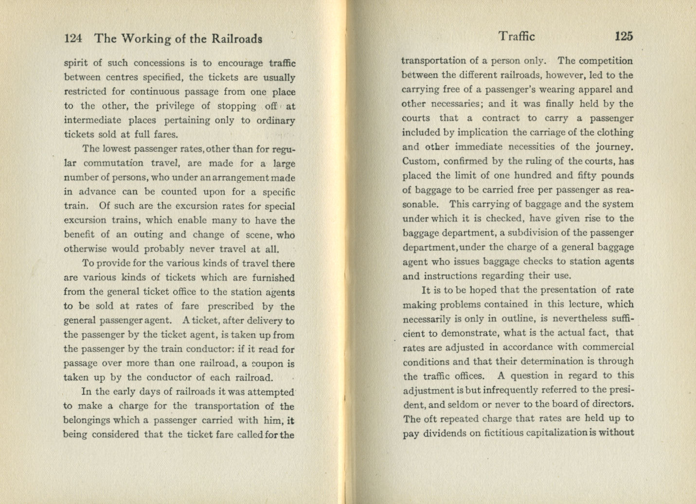 Working of the Railroads