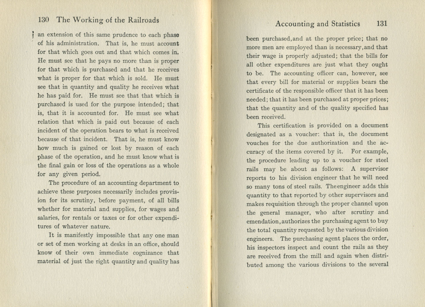 Working of the Railroads