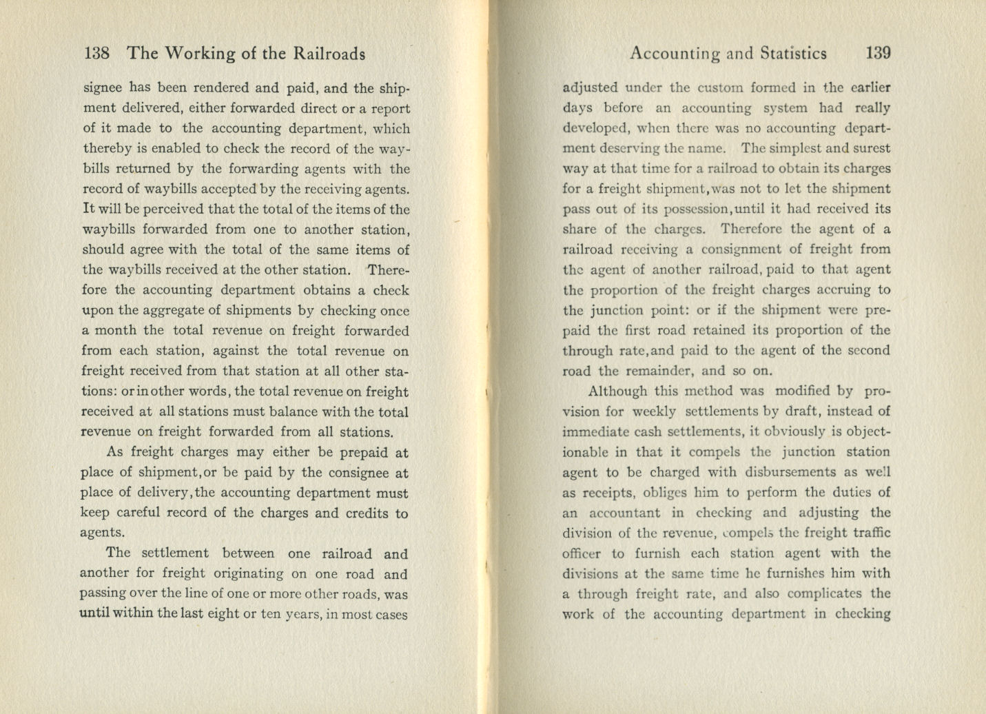 Working of the Railroads