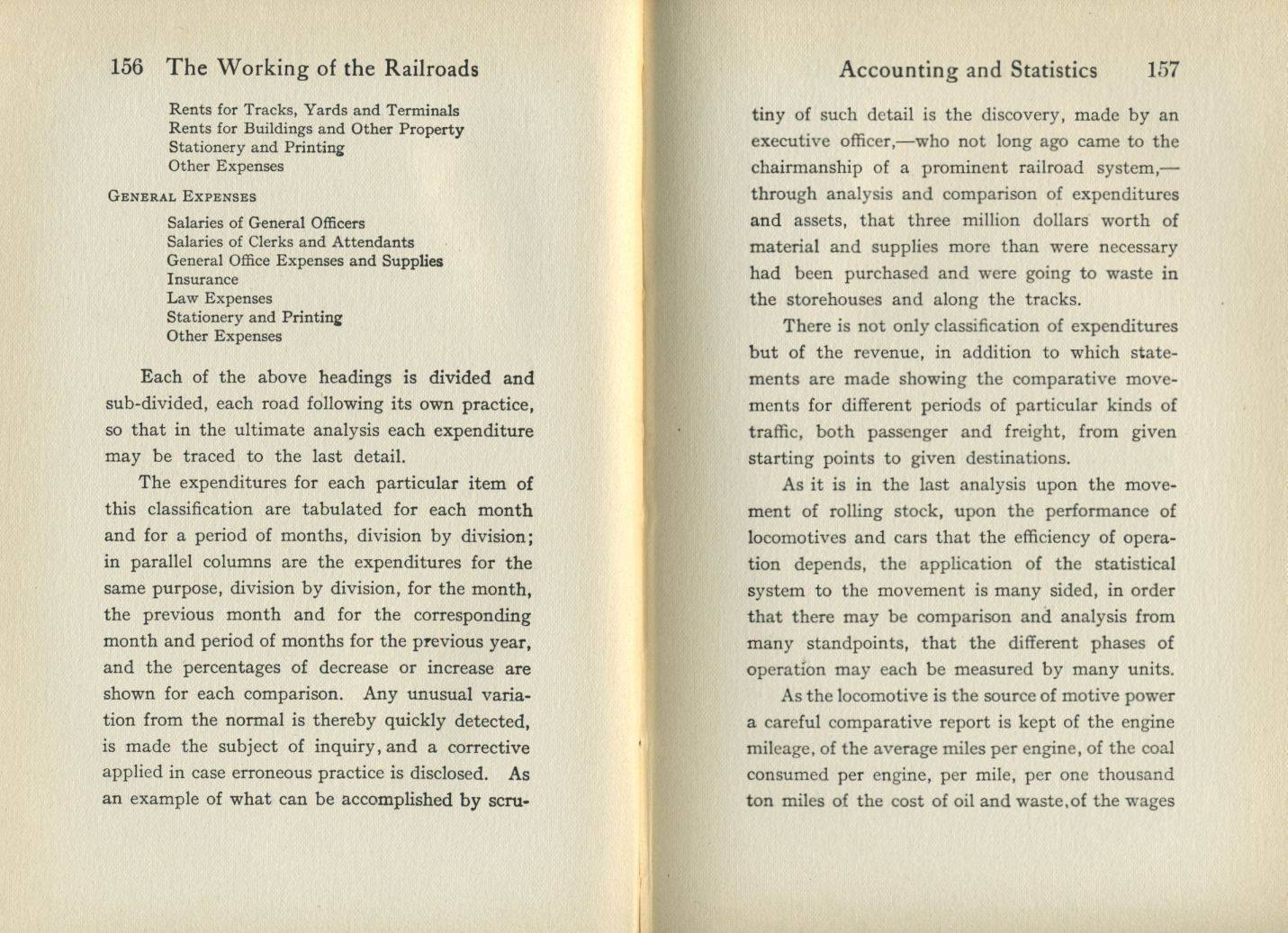 Working of the Railroads