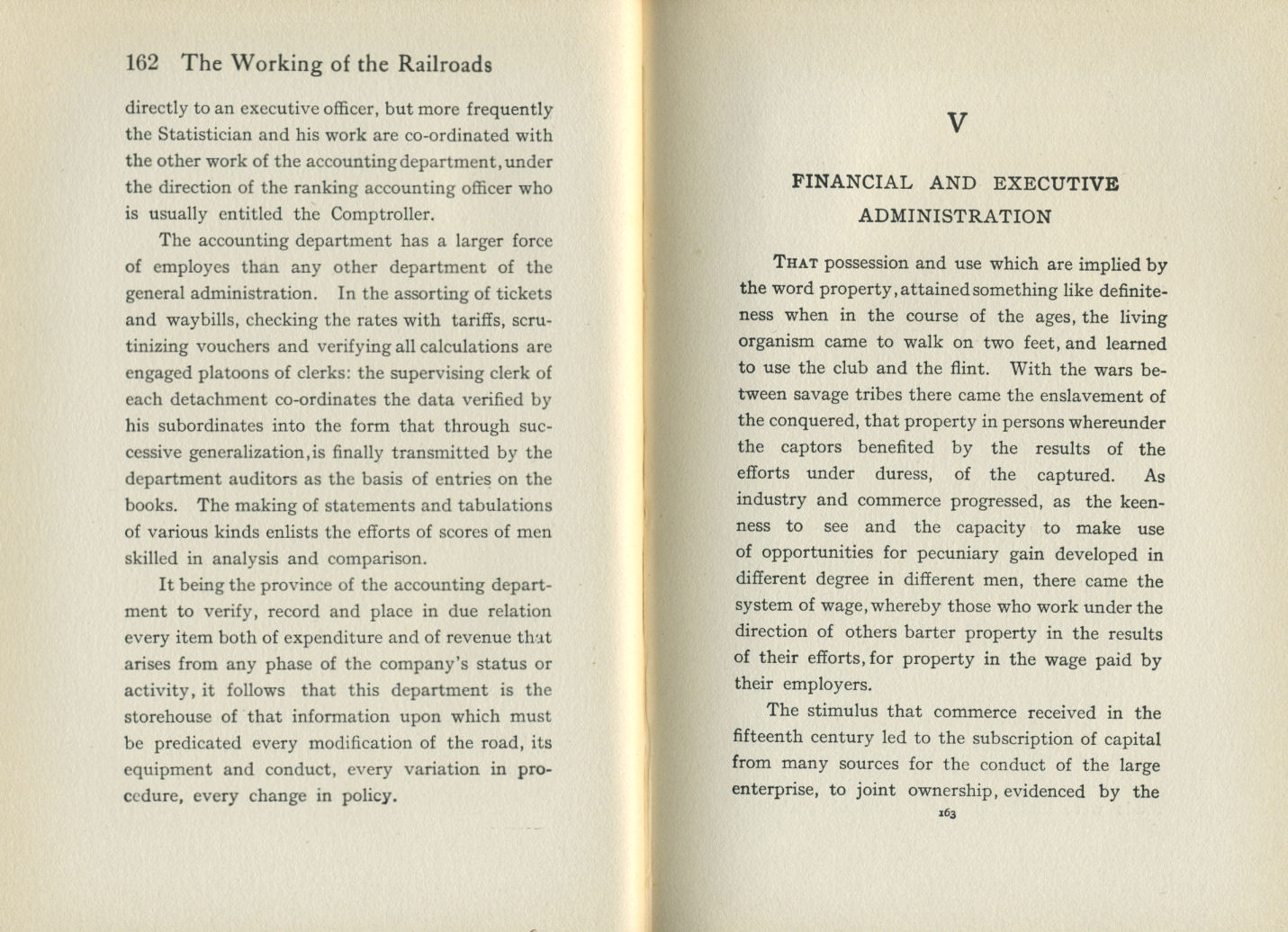 Working of the Railroads