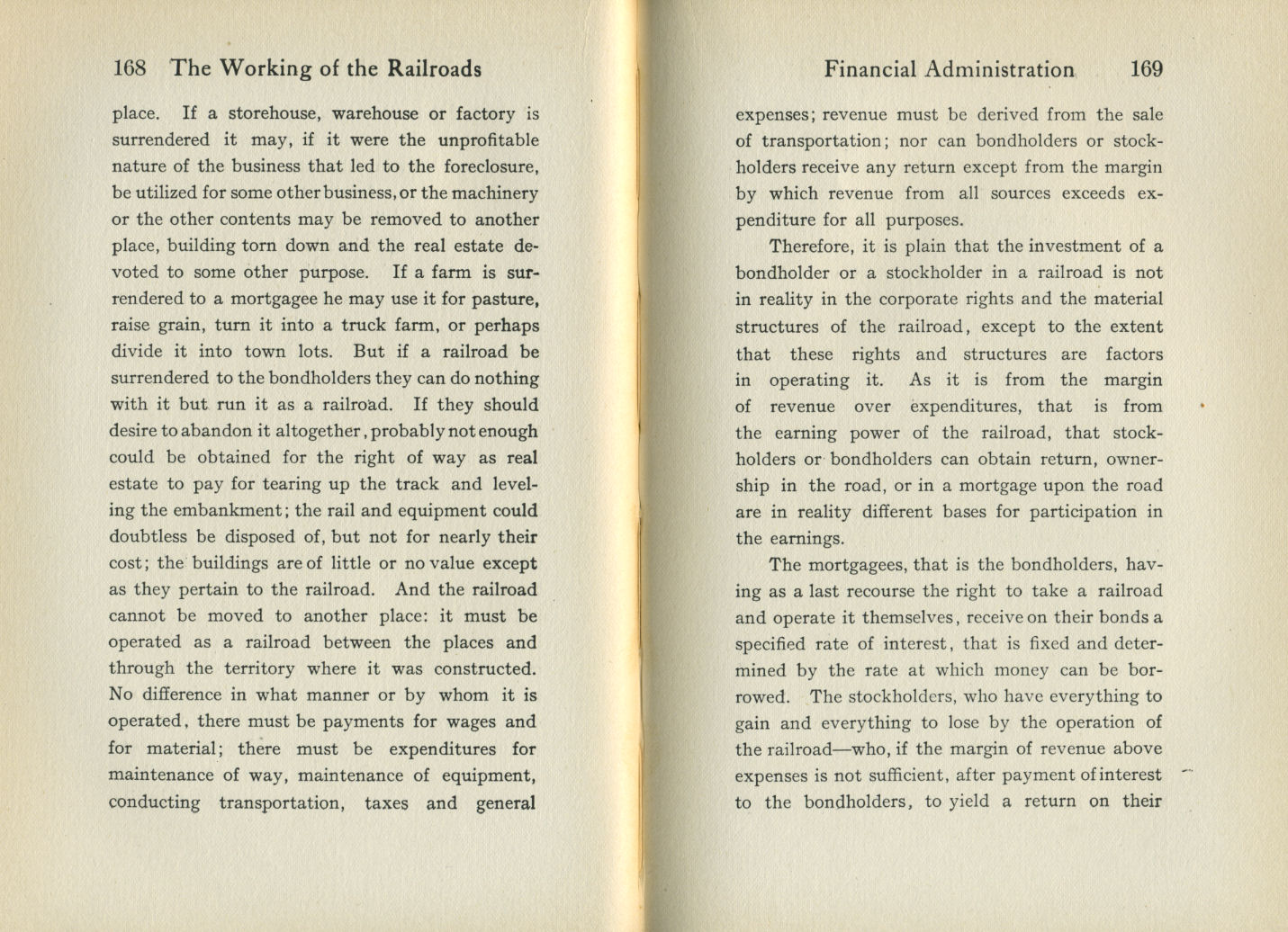 Working of the Railroads