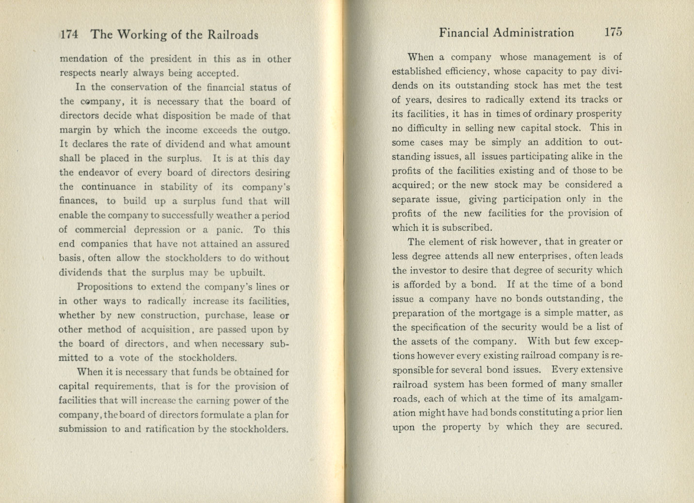 Working of the Railroads