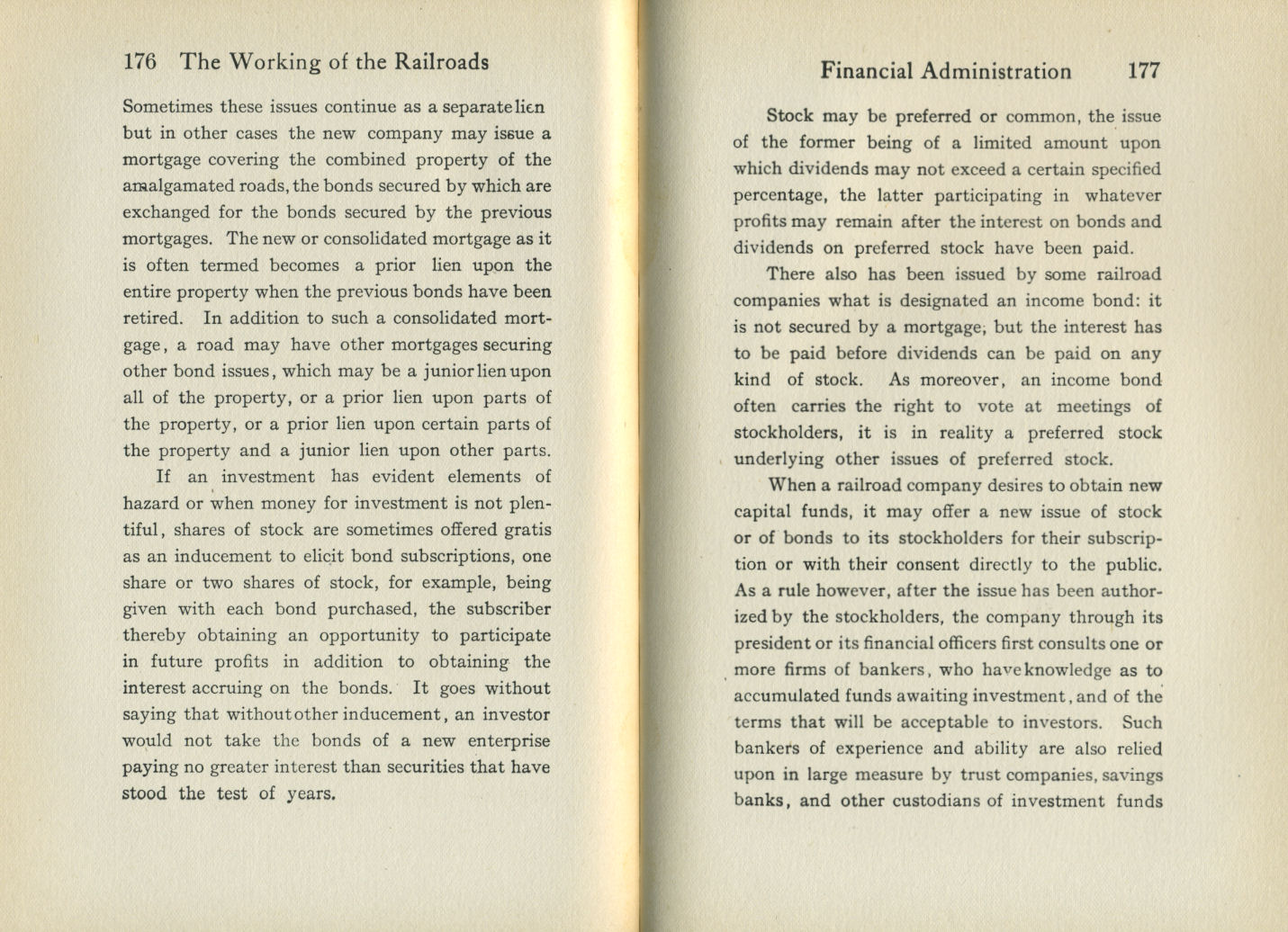 Working of the Railroads