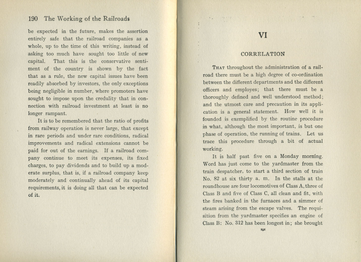 Working of the Railroads