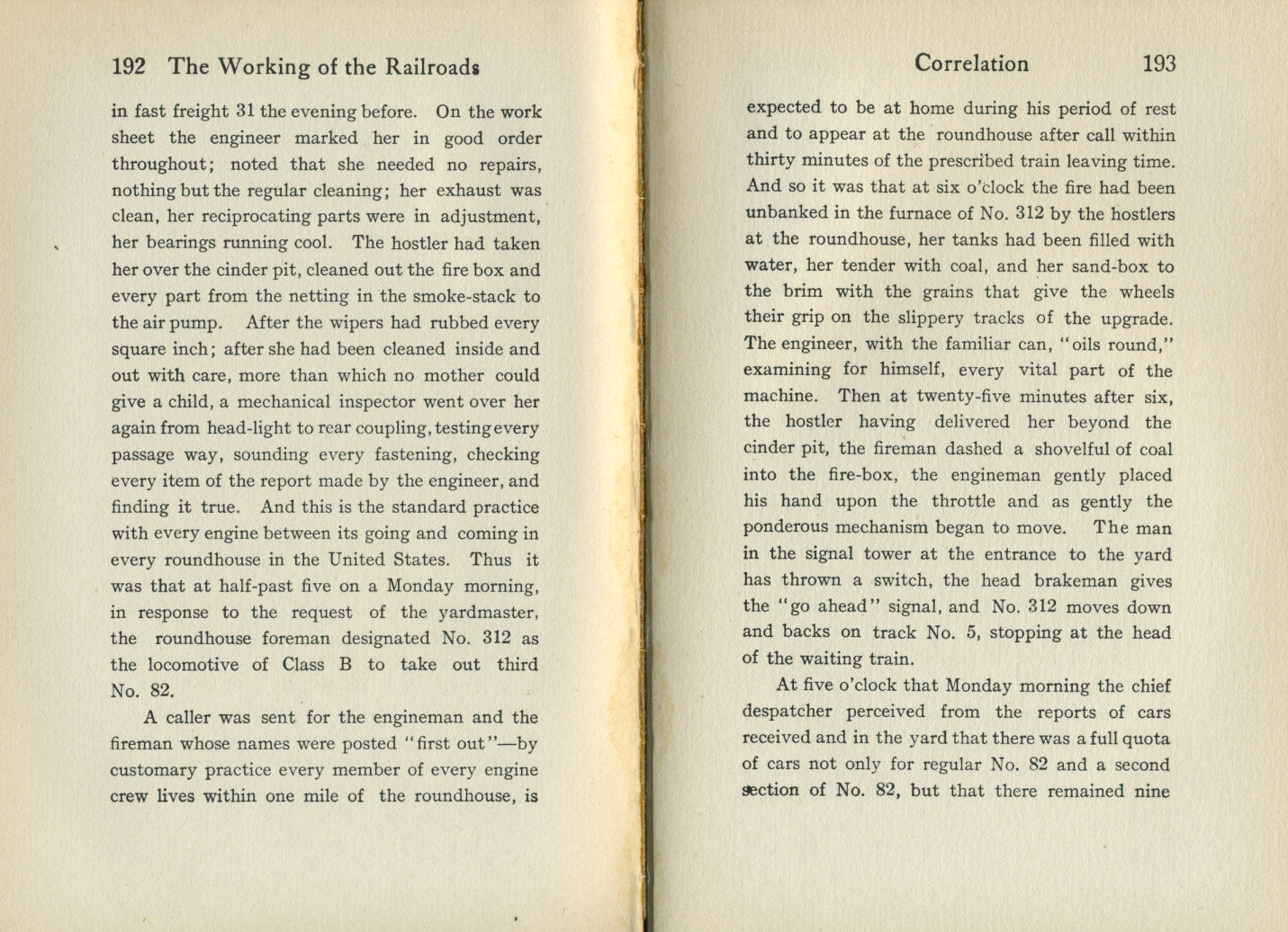 Working of the Railroads