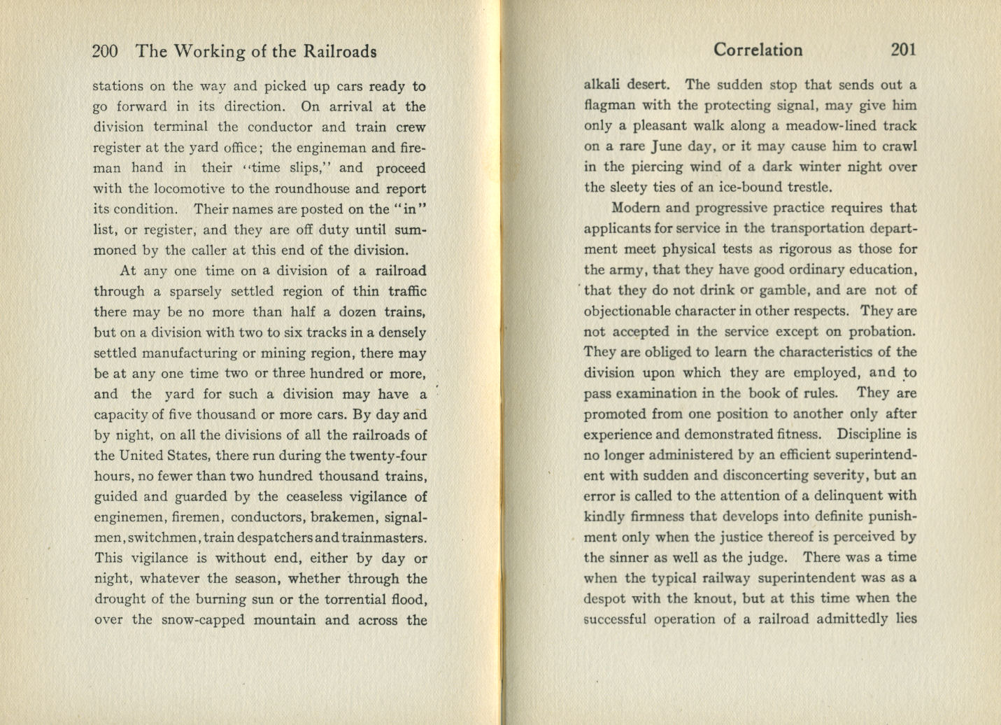 Working of the Railroads