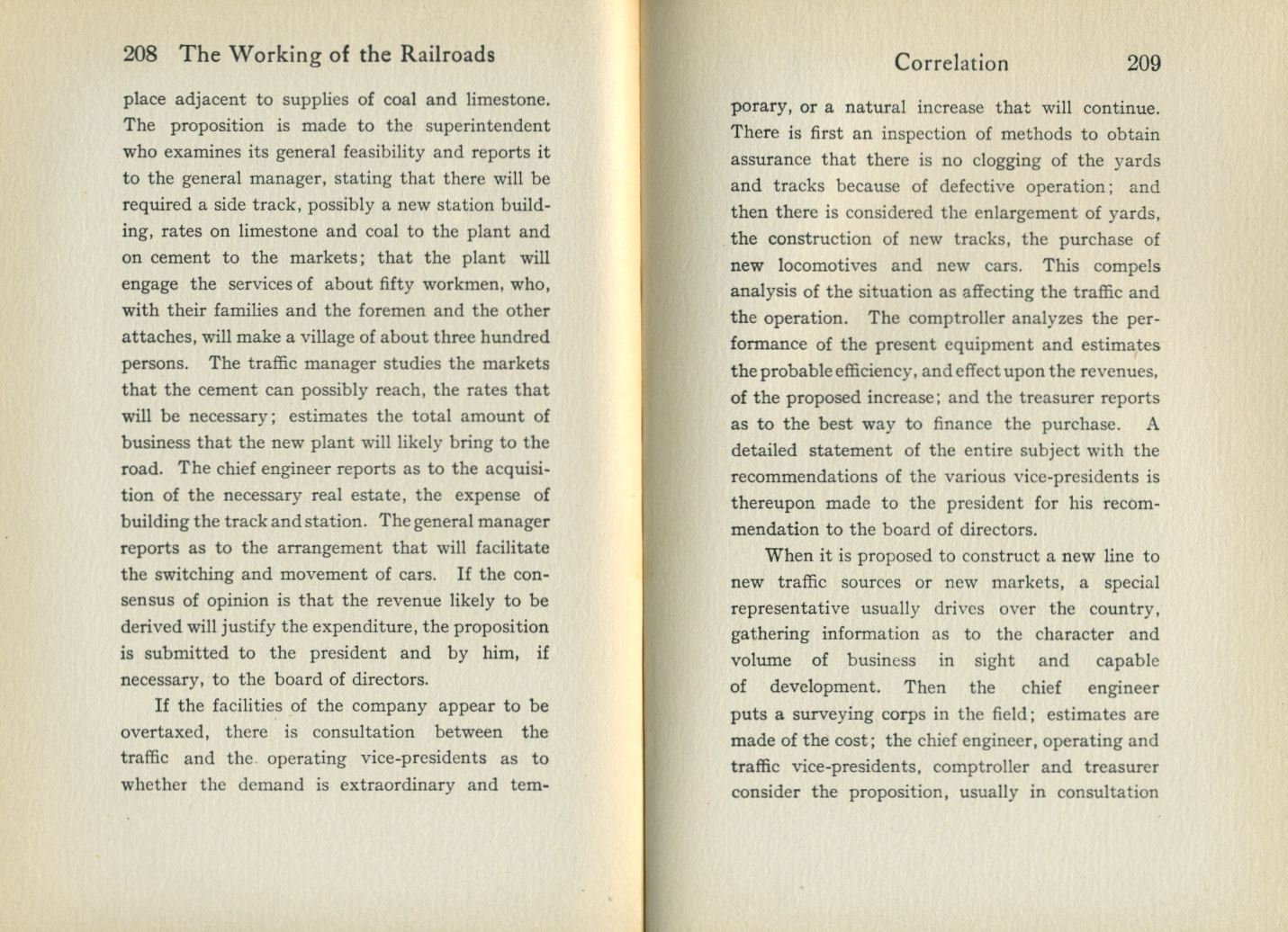 Working of the Railroads