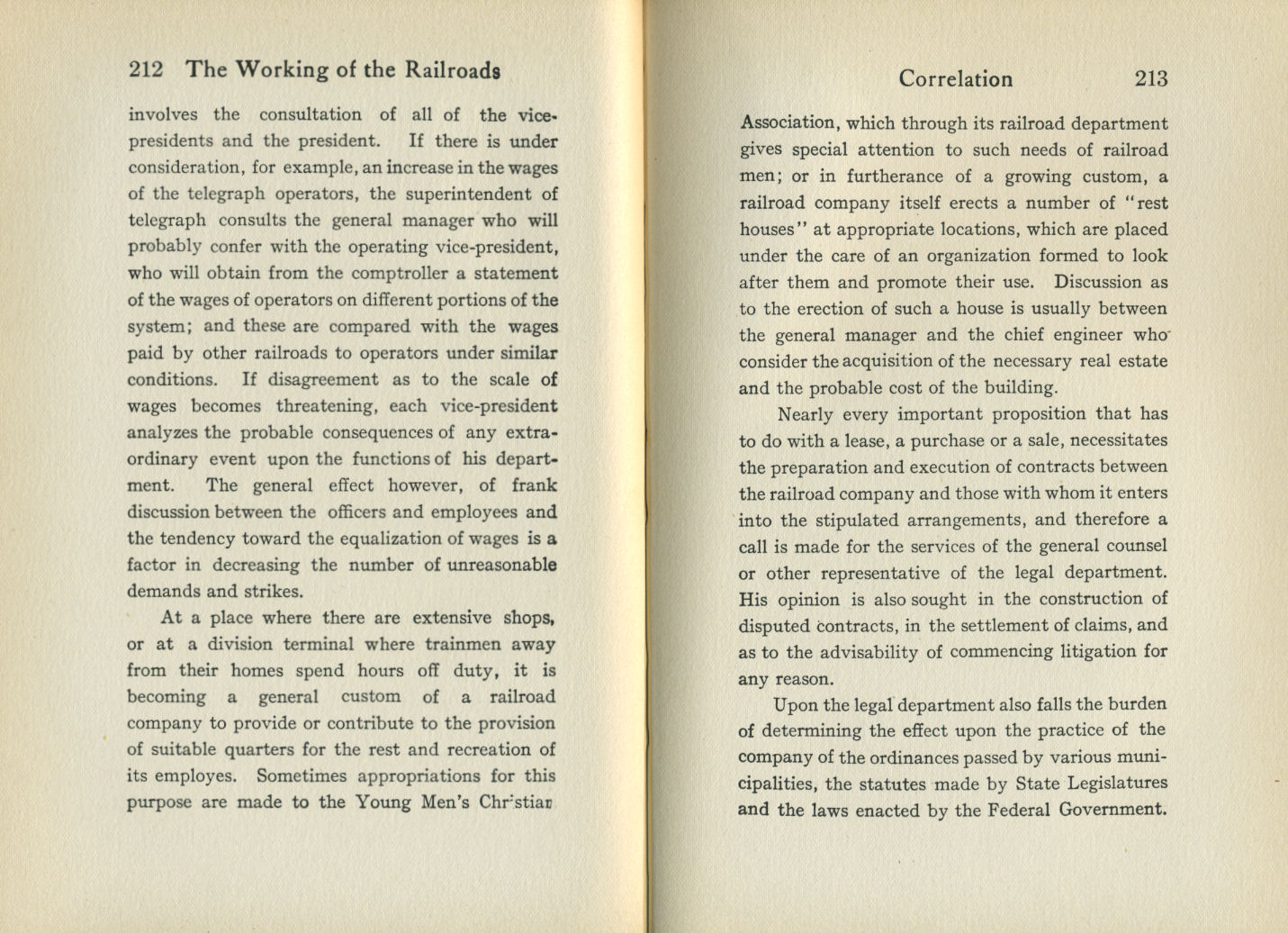 Working of the Railroads