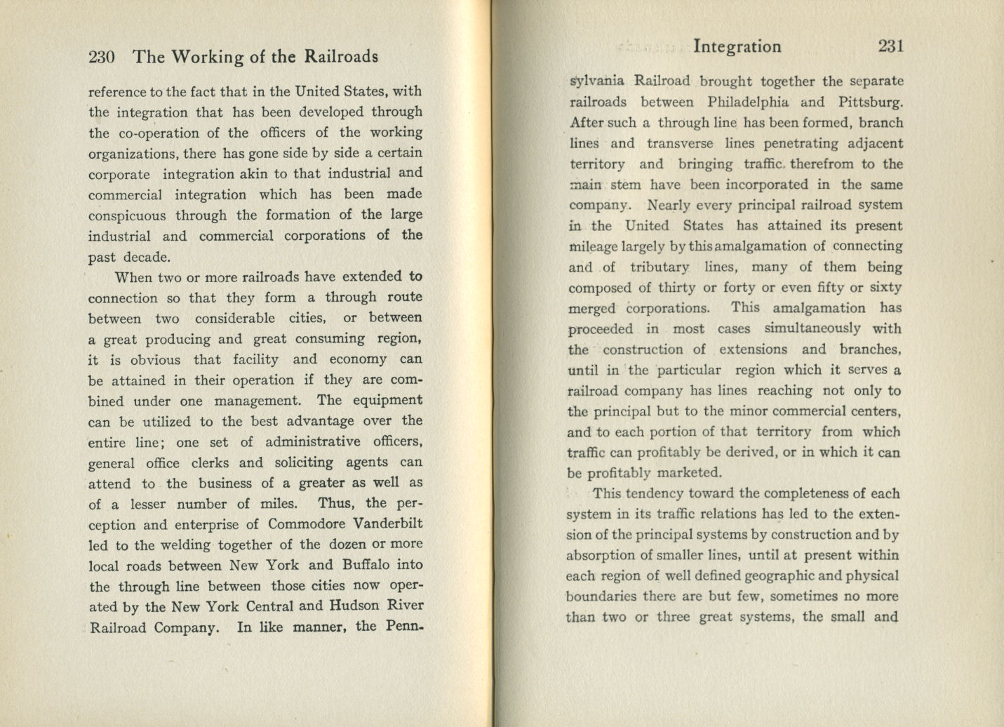 Working of the Railroads