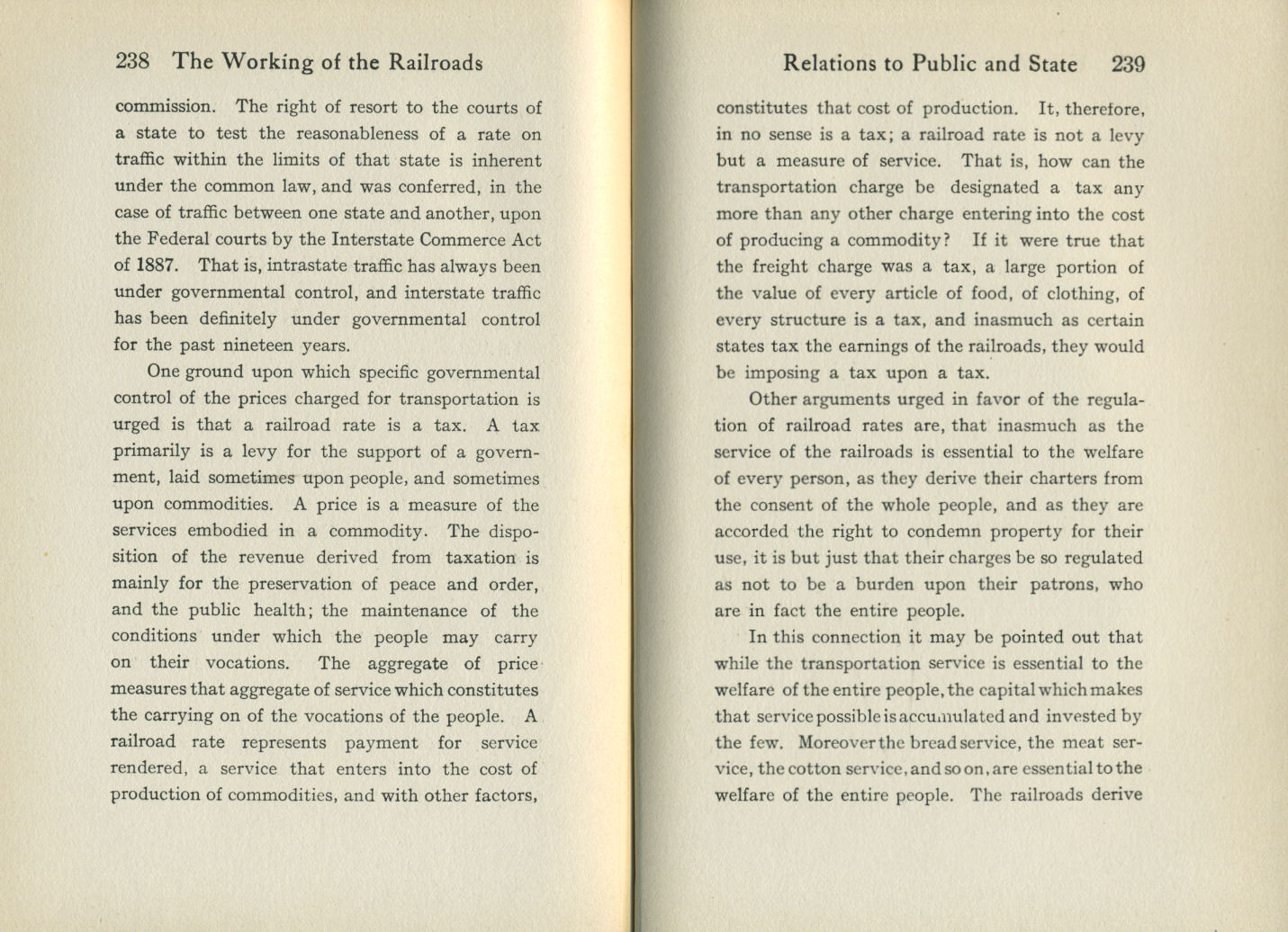 Working of the Railroads