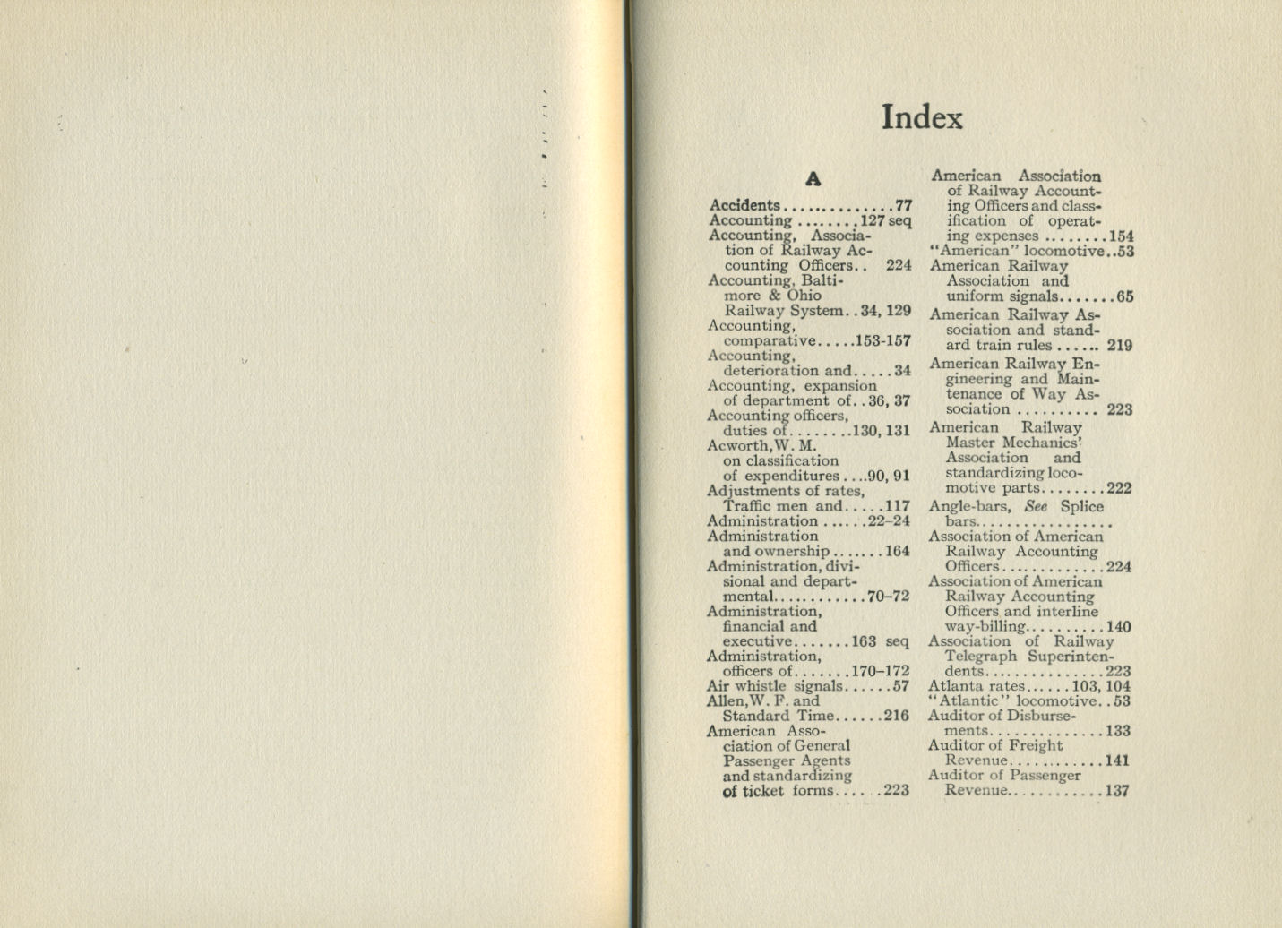 Working of the Railroads