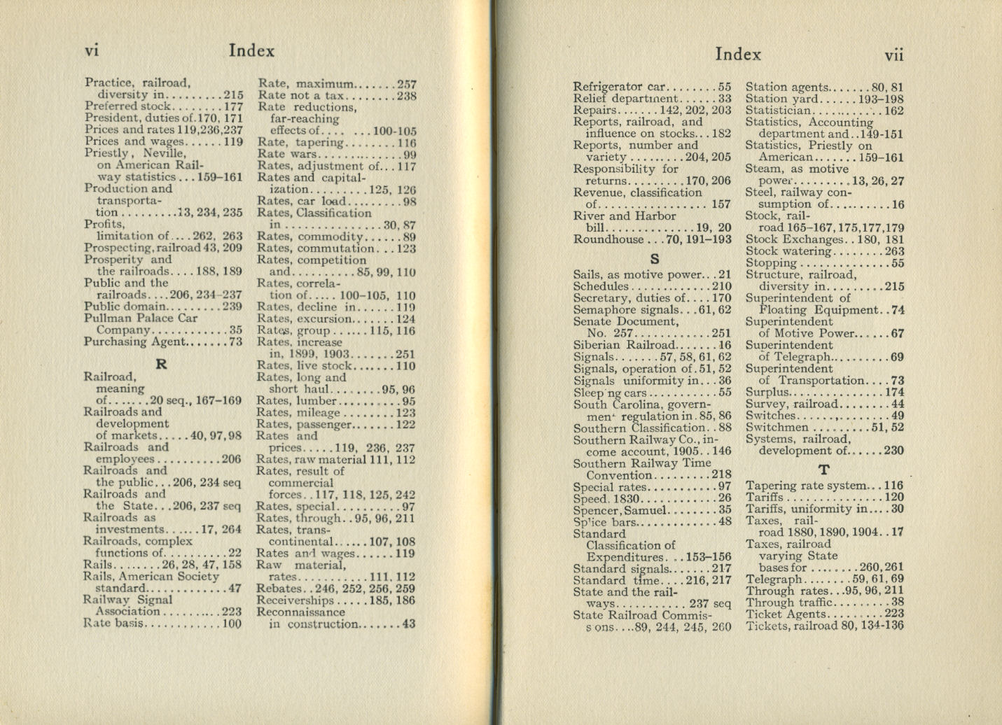 Working of the Railroads