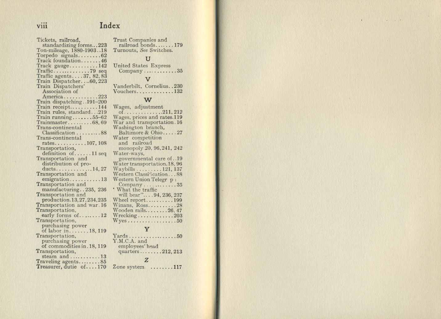 Working of the Railroads