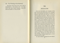 Working of the Railroads