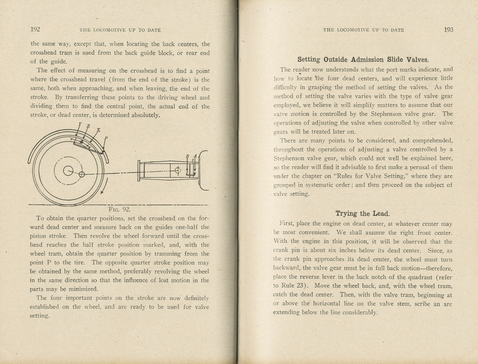 The Locomotive Up To Date
