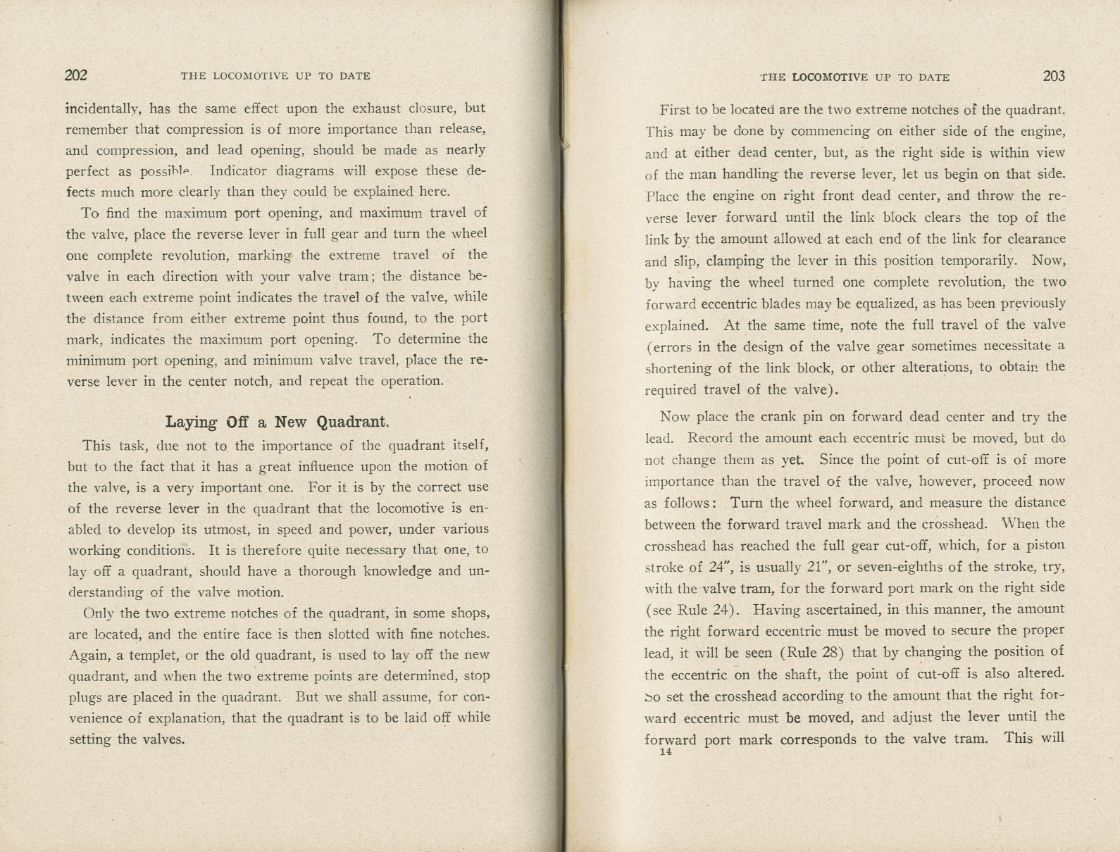 The Locomotive Up To Date