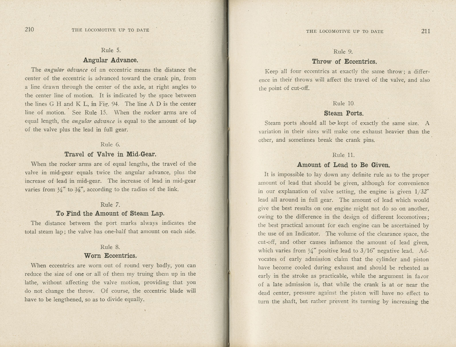 The Locomotive Up To Date