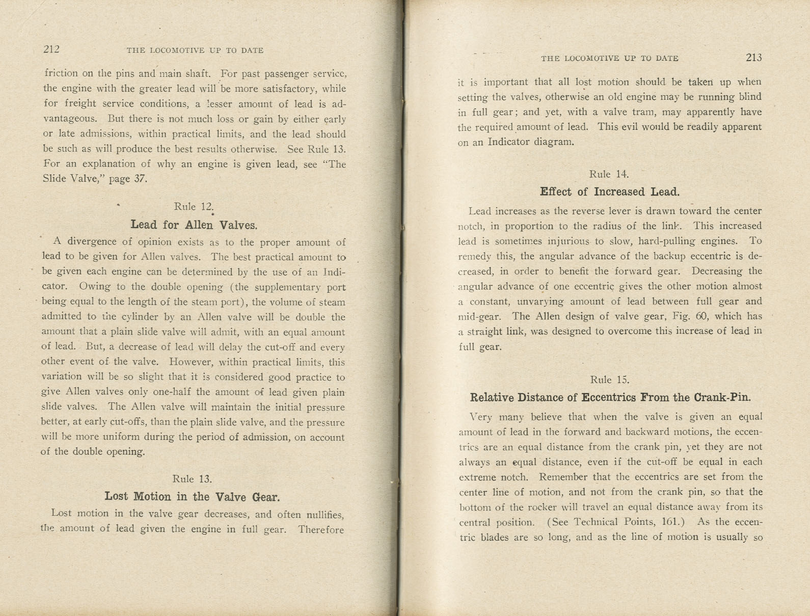 The Locomotive Up To Date