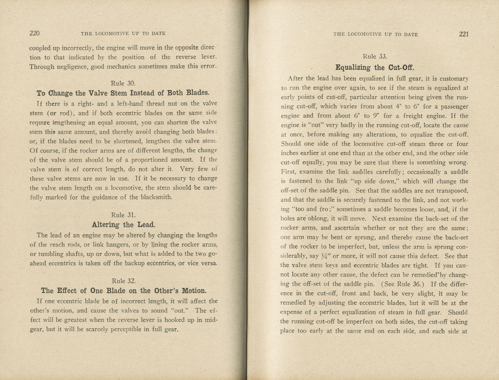 The Locomotive Up To Date