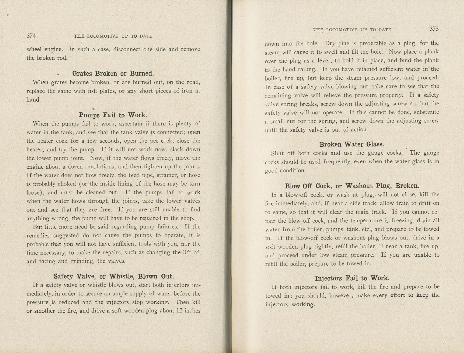 The Locomotive Up To Date