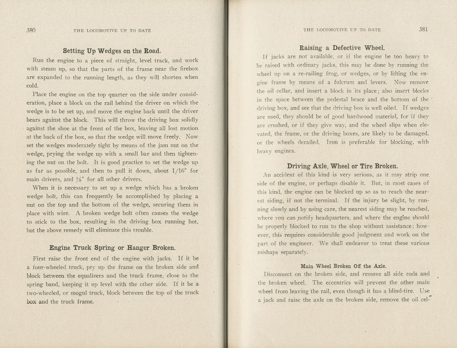 The Locomotive Up To Date