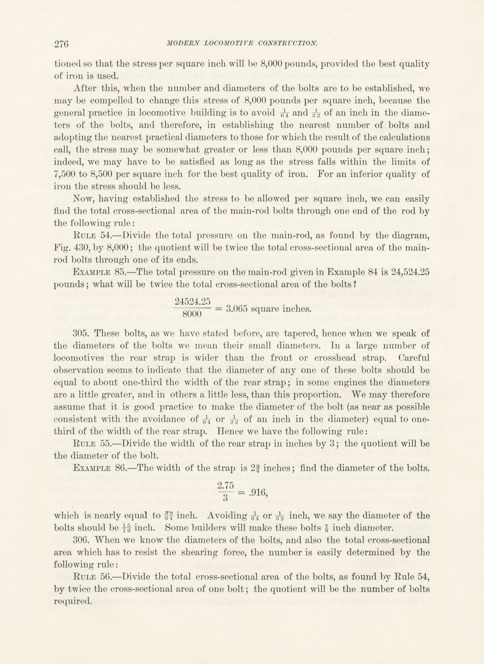 Modern Locomotive Construction