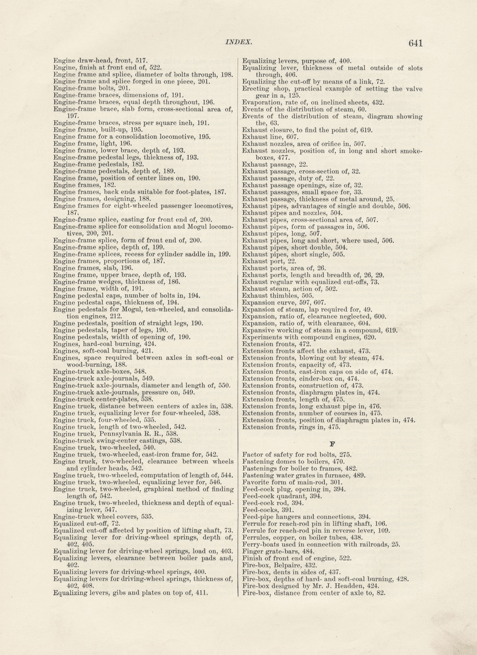 Modern Locomotive Construction