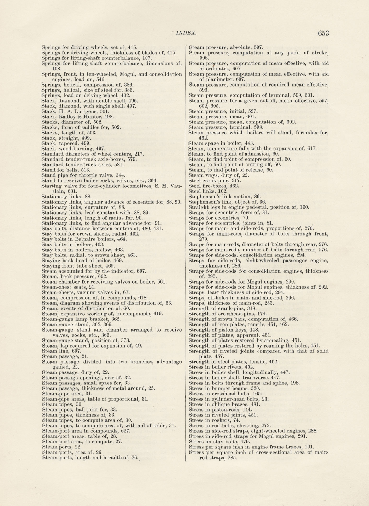Modern Locomotive Construction