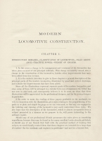 Modern Locomotive Construction