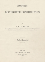 Modern Locomotive Construction