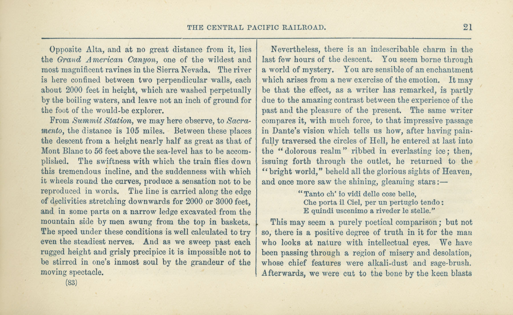 The Central Pacific Railroad